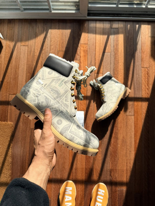 Maison Margiela x Supreme Supreme Mm6 Maison Margiela Timberland Money 6 Pre - Multicolor - Size 10.5 - Back View