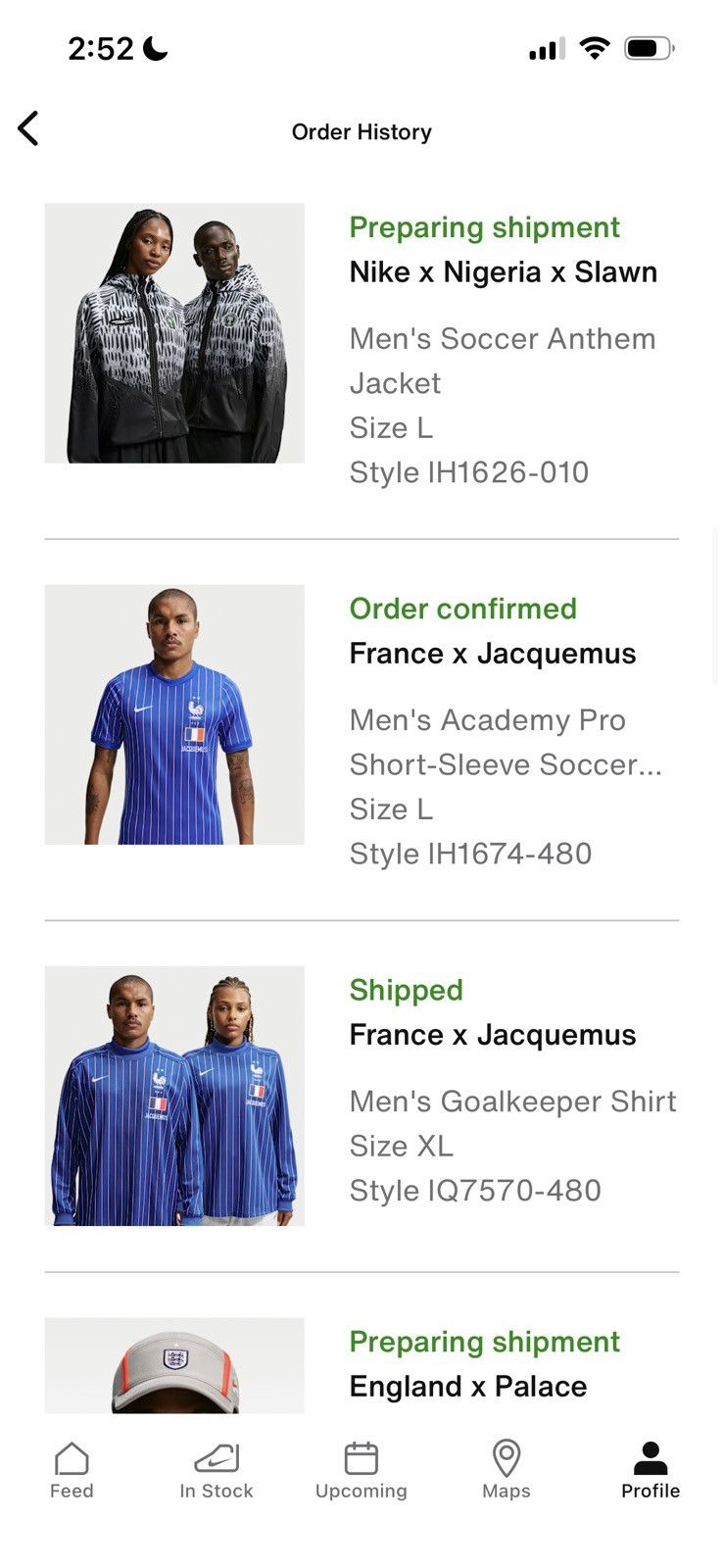 Nike Nigeria Slawn Soccer Anthem Jacket Large - Size L - View 5
