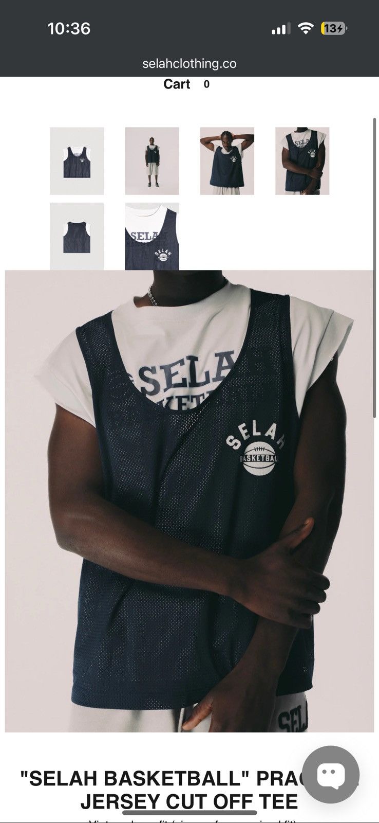 Other Selah Basketball Practice Jersey Cut Off Tee Large - Size L - View 7