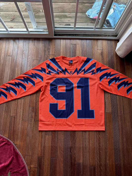 Eric Emanuel Sport Jersey - Orange - Size XL - Front View