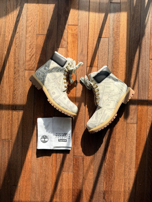 Maison Margiela x Supreme Supreme Mm6 Maison Margiela Timberland Money 6 Pre - Multicolor - Size 10.5 - Front View