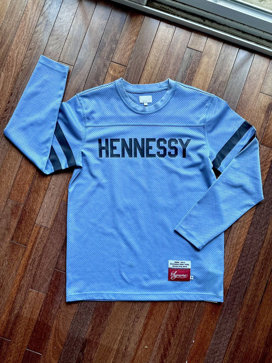 Supreme Hennessy Football Jersey 2011 Medium - Blue - Size M - Front View