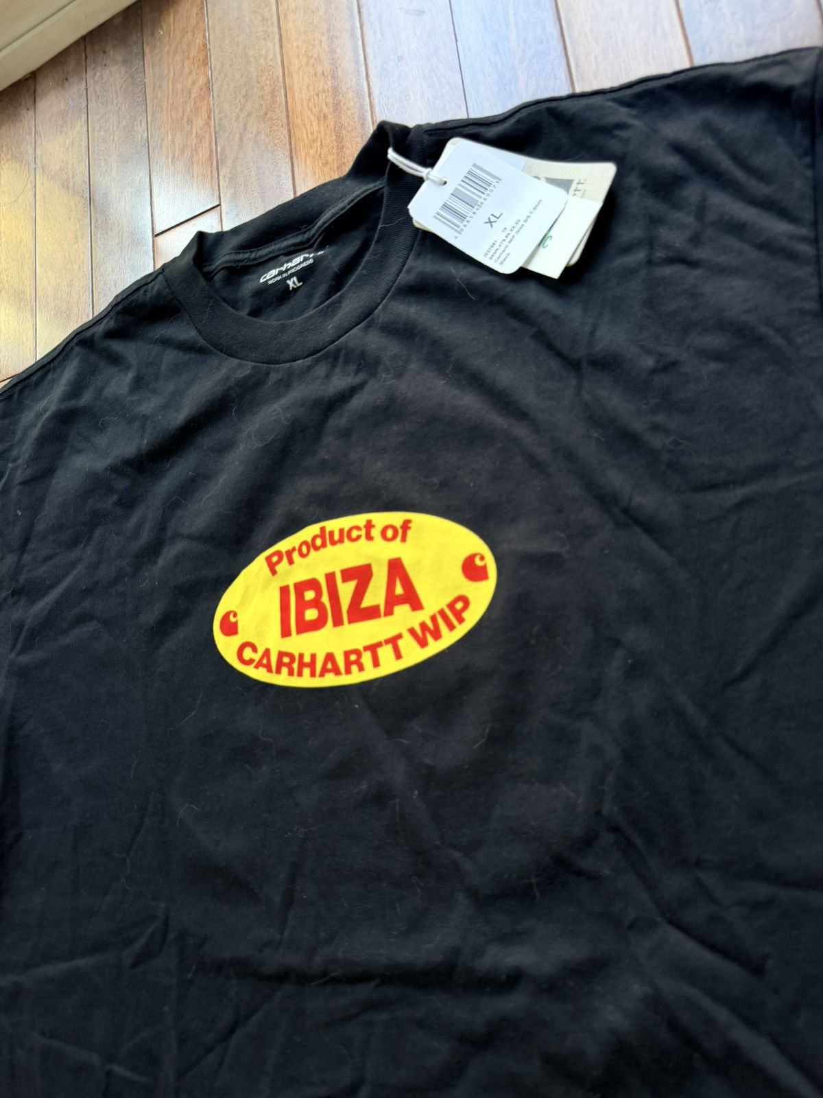 Carhartt WIP Ibiza Store Tee Black - Black - Size XL - Tag/Label