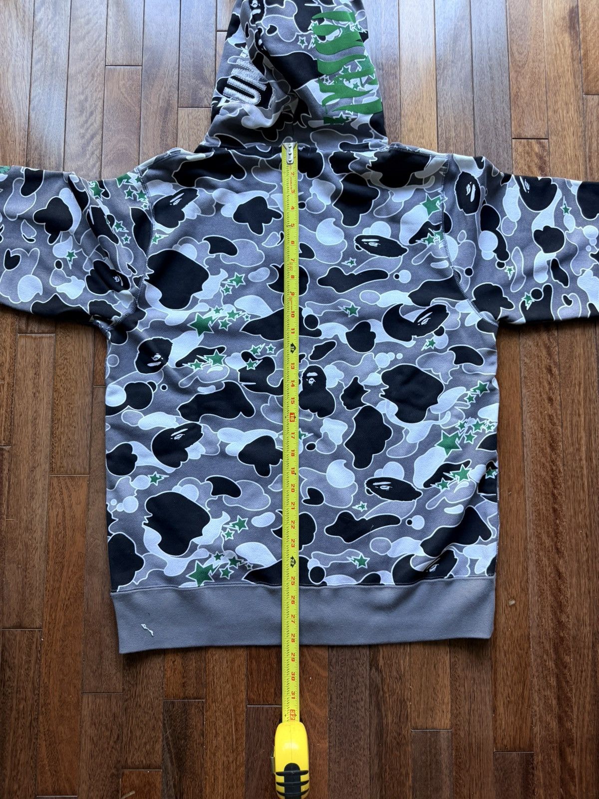 Bape X Hidden Sta Camo Tiger Full Zip Hoodie - Red - Size XL - View 11
