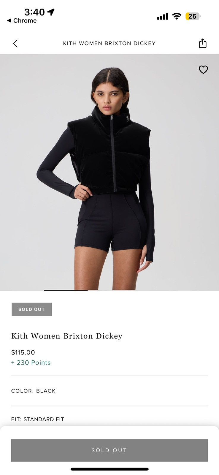 Kith Women Brixton Dickey Vest Black Size - Black - Size L - View 10