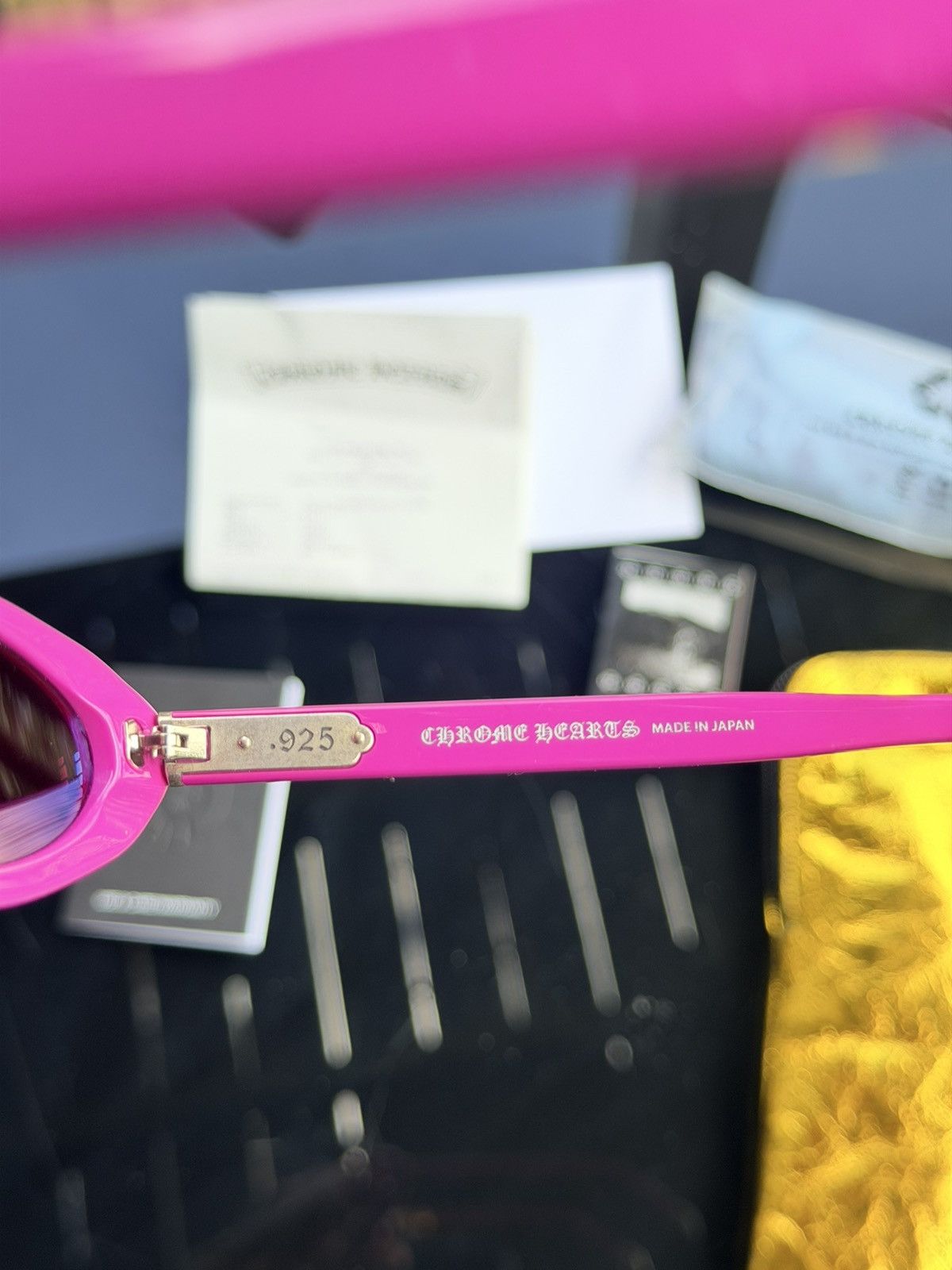 Chrome Hearts Slim Oval Tart Sunglasses Pink Brand New - Pink - Size OS - View 8