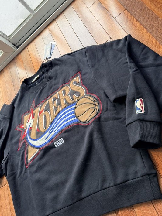 Kith x NBA Kith Nba All Star Philadelphia 76Ers Nelson Crewne - Black - Size L - Back View