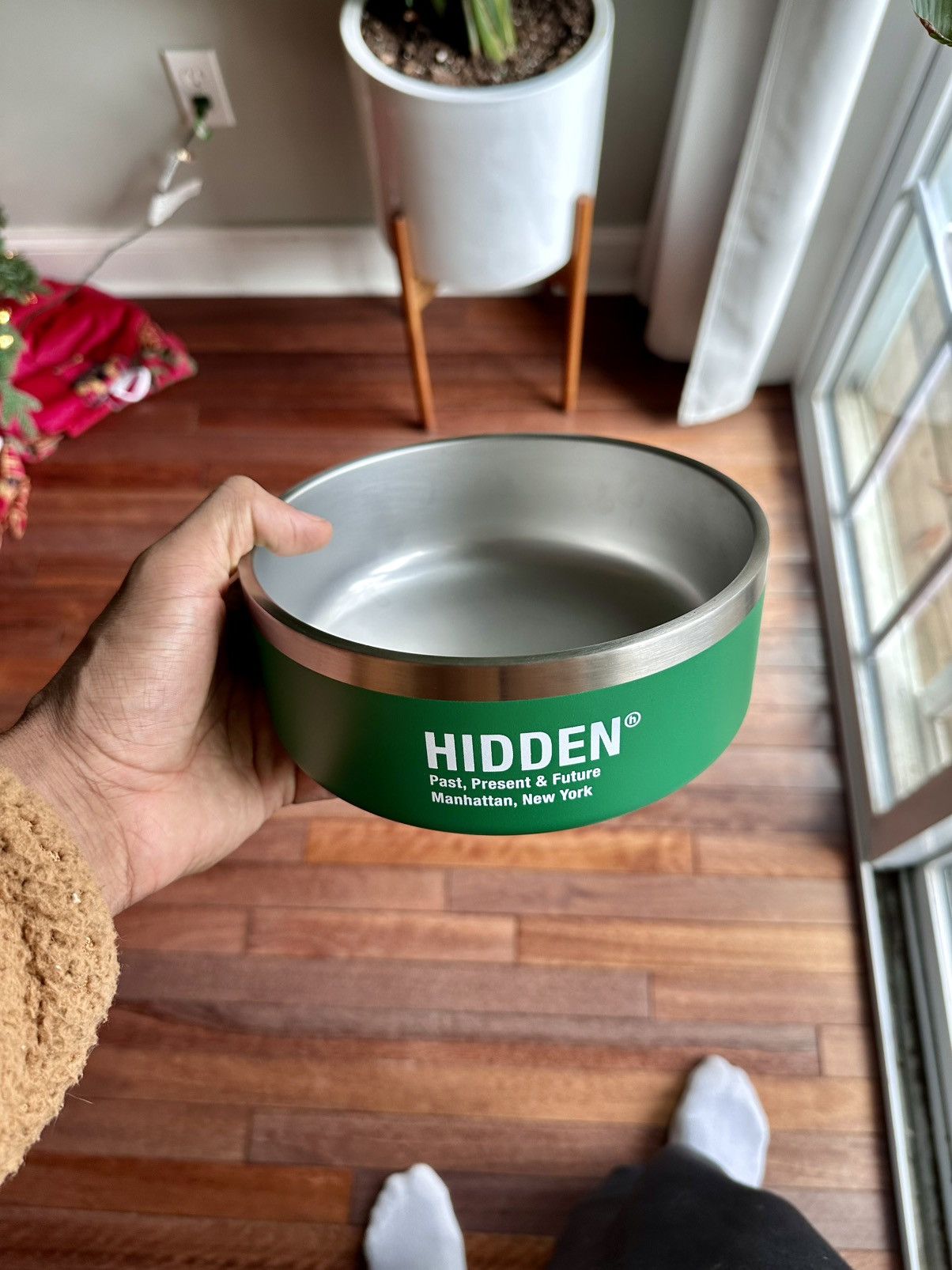 HIDDEN Dog Bowl Green - Green - Size OS - View 6