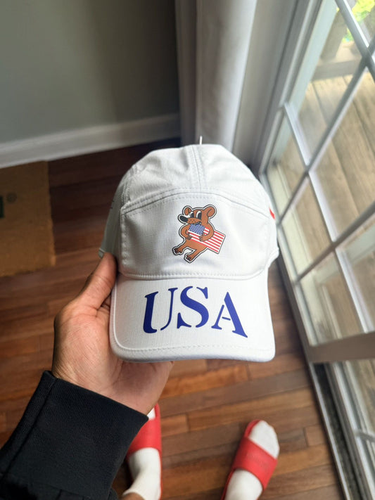 Nike Vaa Unstructured Fly Cap Usmnt - Red - Size OS - Front View
