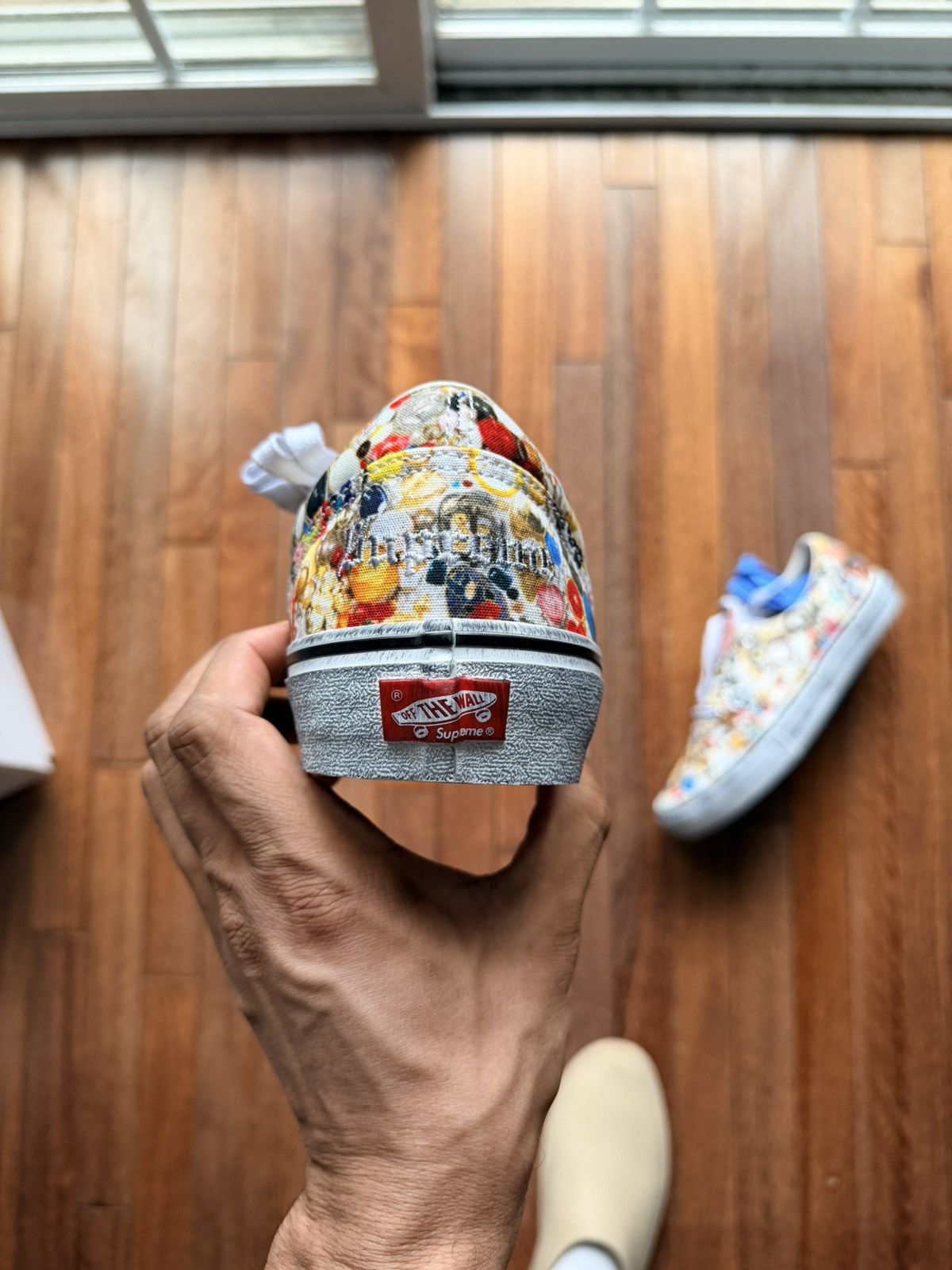 Supreme x Vans Supreme Mike Kelley Vans Era 12 White - White - Size 12 - Tag/Label