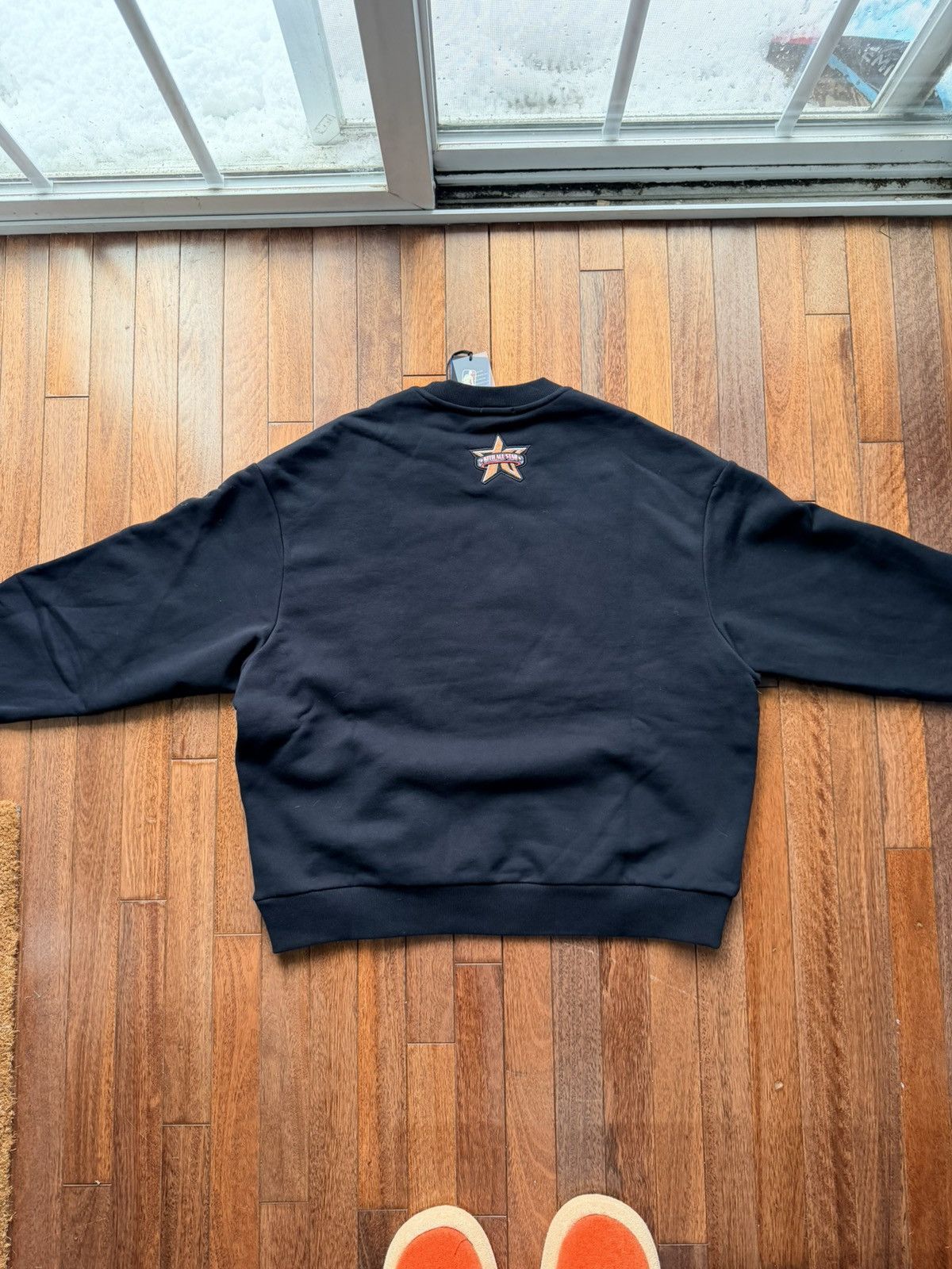 Kith x NBA Kith Nba All Star Philadelphia 76Ers Nelson Crewne - Black - Size L - Detail Shot