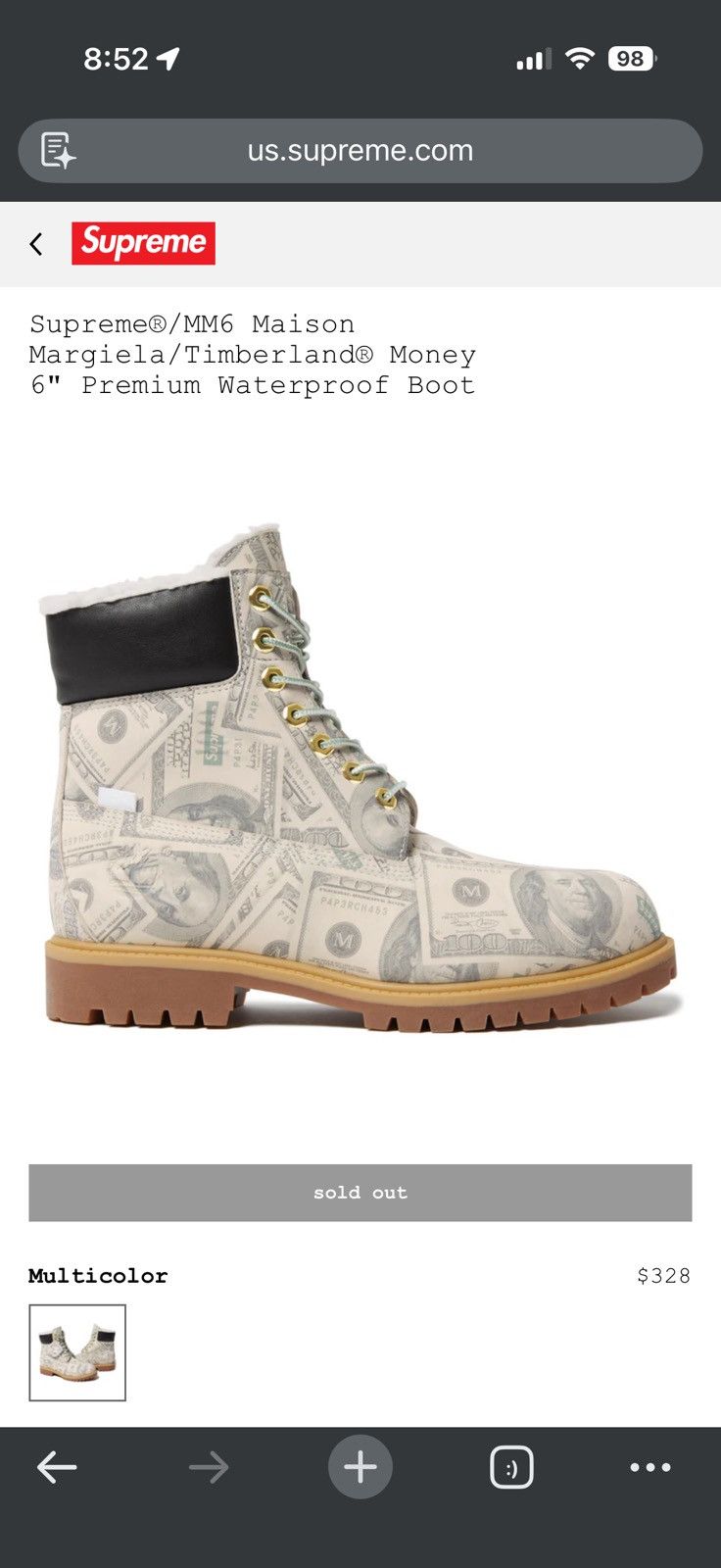 Maison Margiela x Supreme10. Maison Margiela X Supreme Supreme Mm6 Maison Margi - Multicolor - Size 5 - View 13