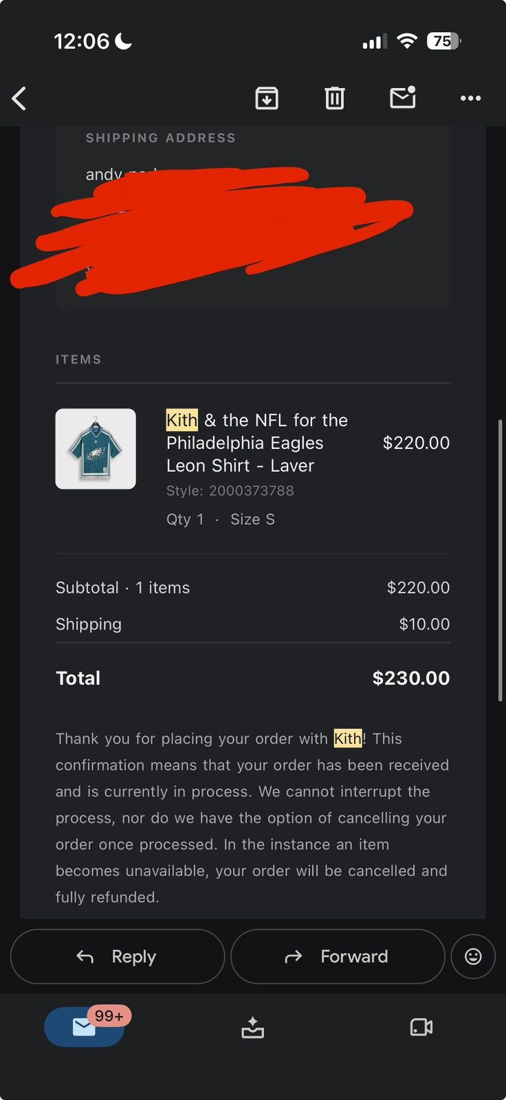Kith Philadelphia Eagles Leon Shirt - Green - Size S - View 7