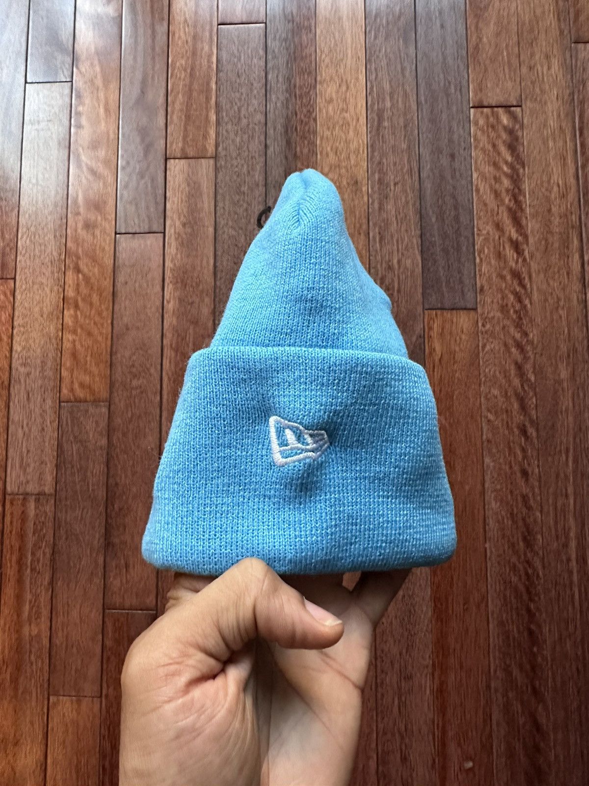 Supreme Box Logo Beanie Cyan Blue 2025 - Blue - Size OS - Tag/Label