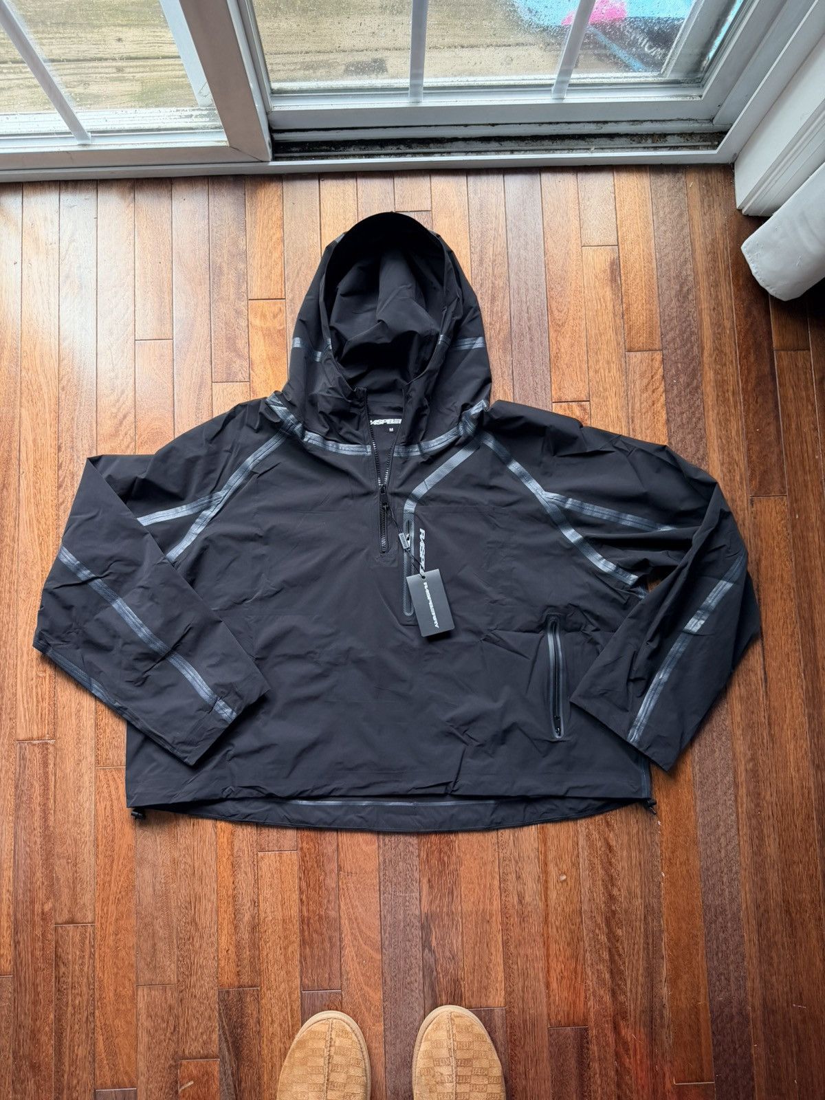 The GV Gallery Gv Gallery Raspberry Hills Tech Jacket Small - Black - Size S - Detail Shot