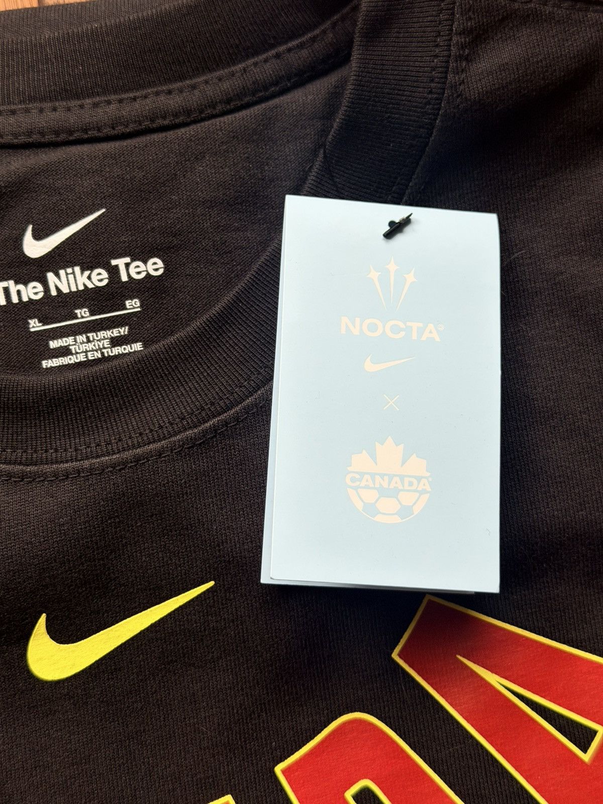 NOCTA x Nike Nocta Nike Canada X2 World Cup Tee - Black - Size XL - View 11