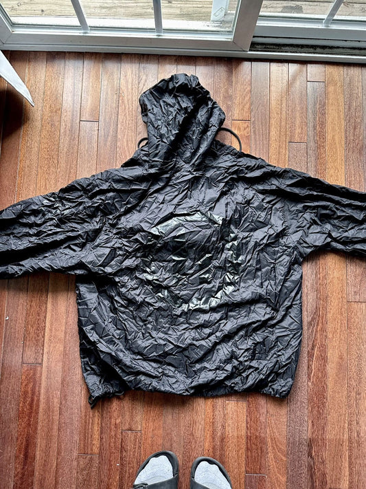 HIDDEN One Size  H Logo Packable Anorak - Black - Size XL - Front View