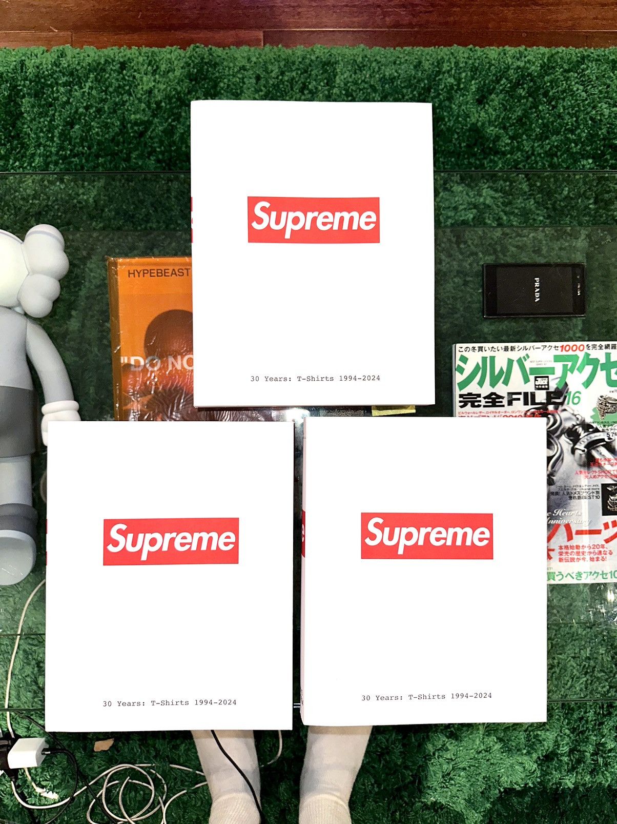 Supreme 30 Years T Shirts 1994 2024 Book 3 Volumes - Size OS - Back View