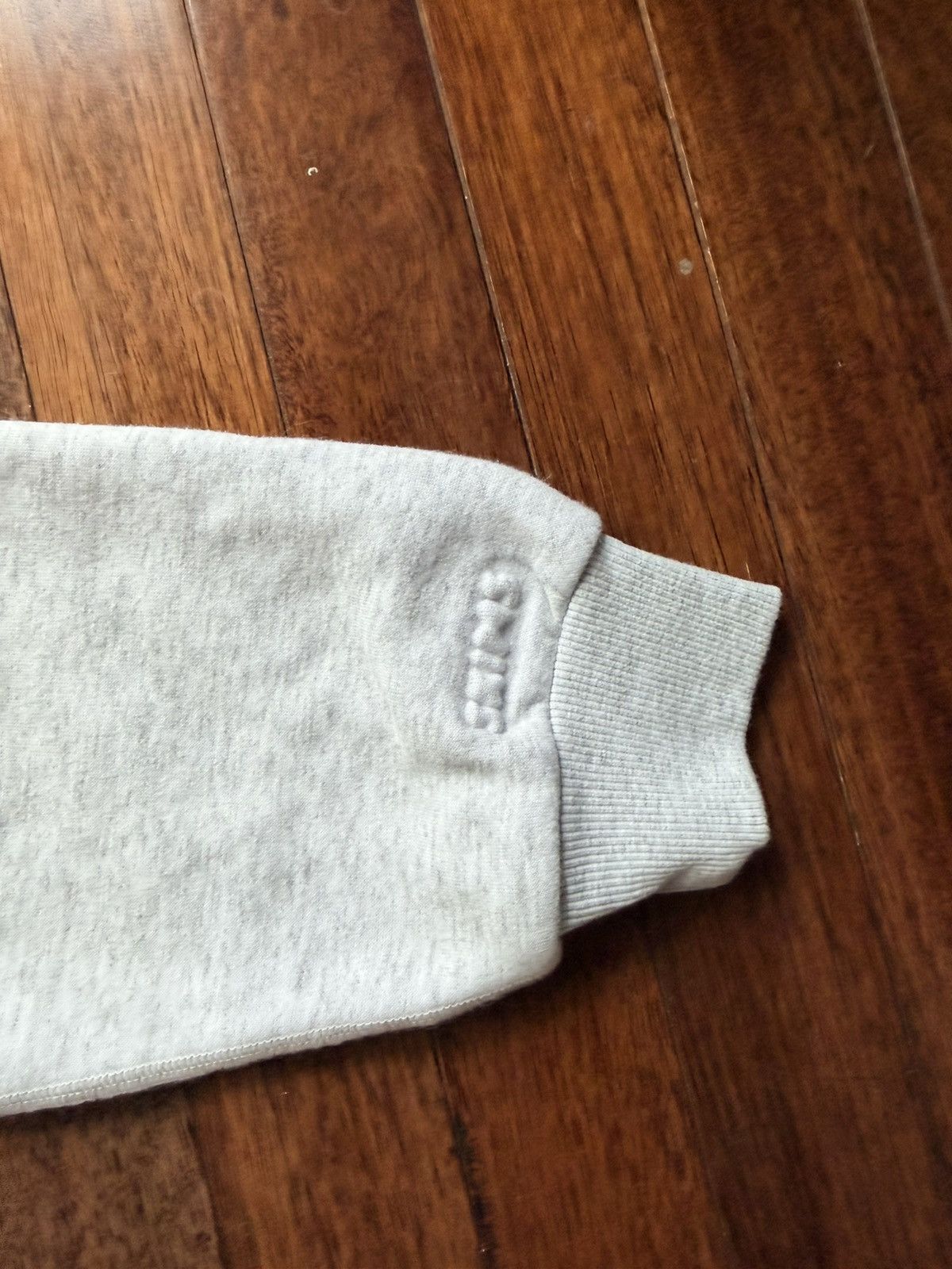 SKIMS x Community Goods NYFW Pullover Hoodie XS - Gray - Size XS - Detail Shot