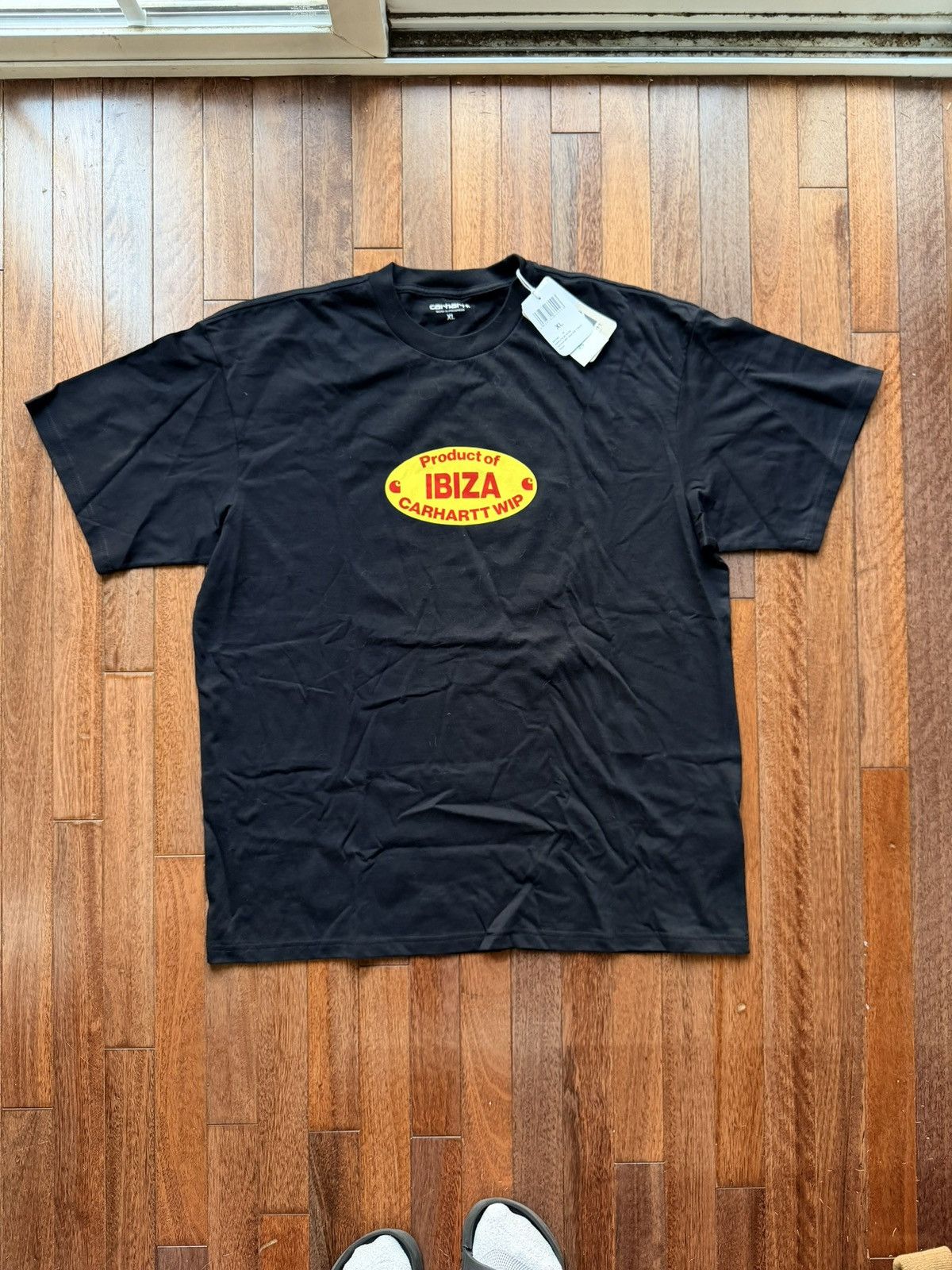 Carhartt WIP Ibiza Store Tee Black - Black - Size XL - Detail Shot