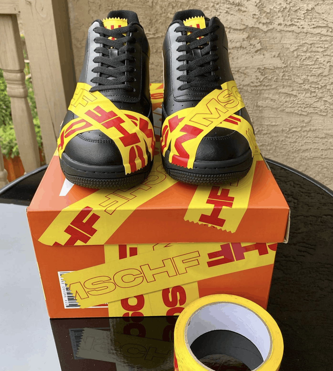 Other Mschf Tap 3 Sneaker - Black - Size 10 - Back View