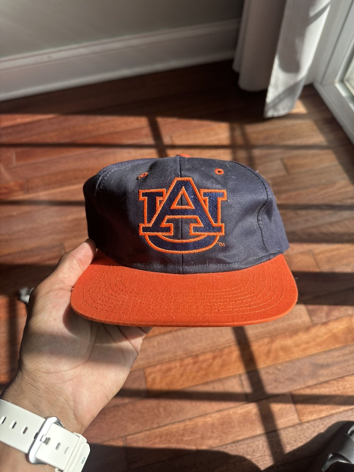 Vintage Auburn Tigers Snapback - Red - Size OS - Tag/Label
