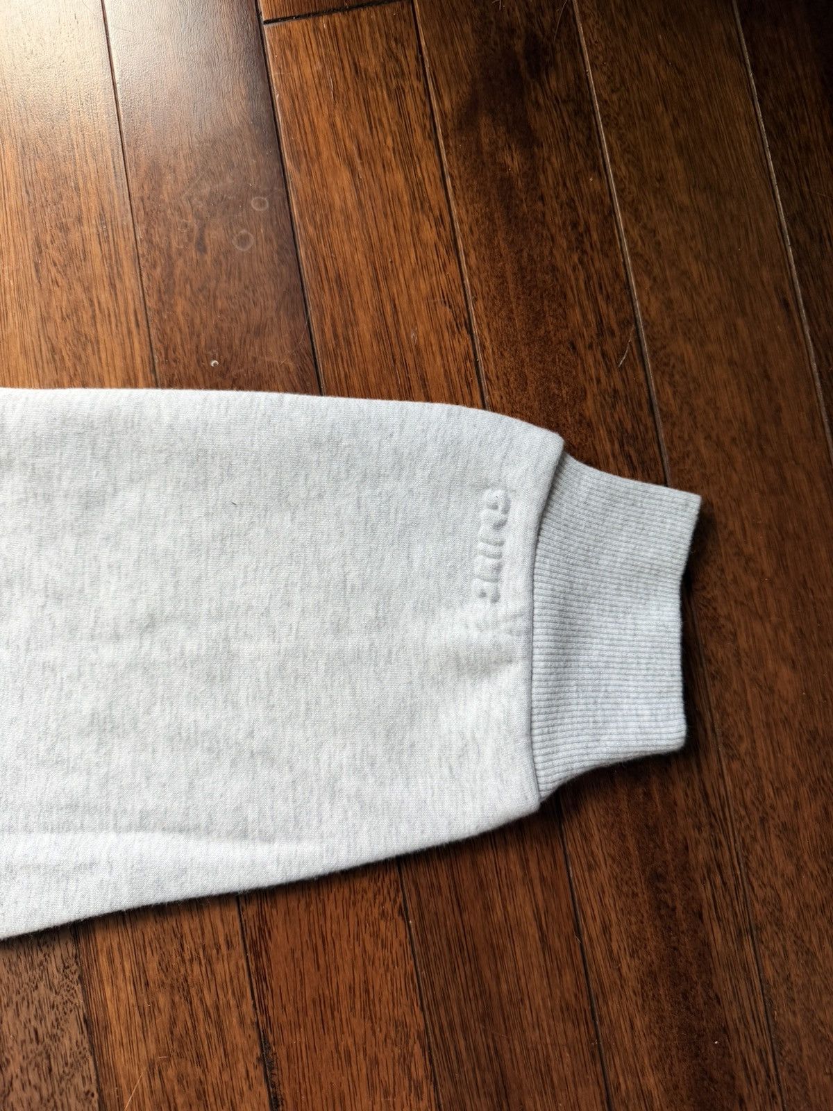 SKIMS x Community Goods NYFW Zip Up Hoodie XXL - Gray - Size XXL - Detail Shot