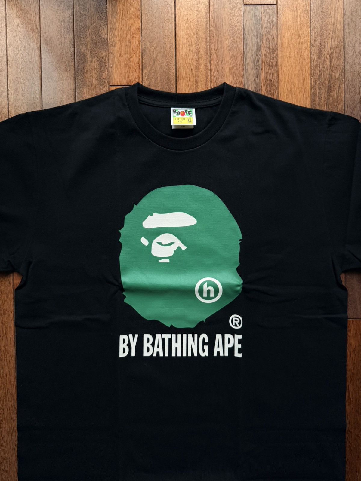 Bape X Hidden Bathing Ape Tee Black - Black - Size XL - Tag/Label
