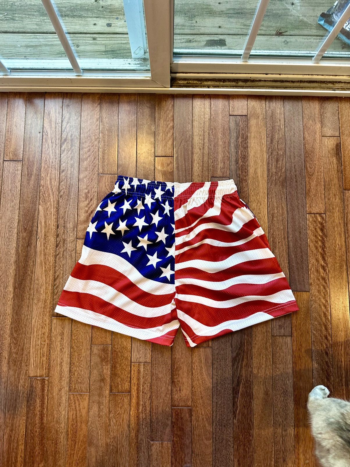 Eric Emanuel Usa American Flag Shorts Large - Size 34 - Tag/Label