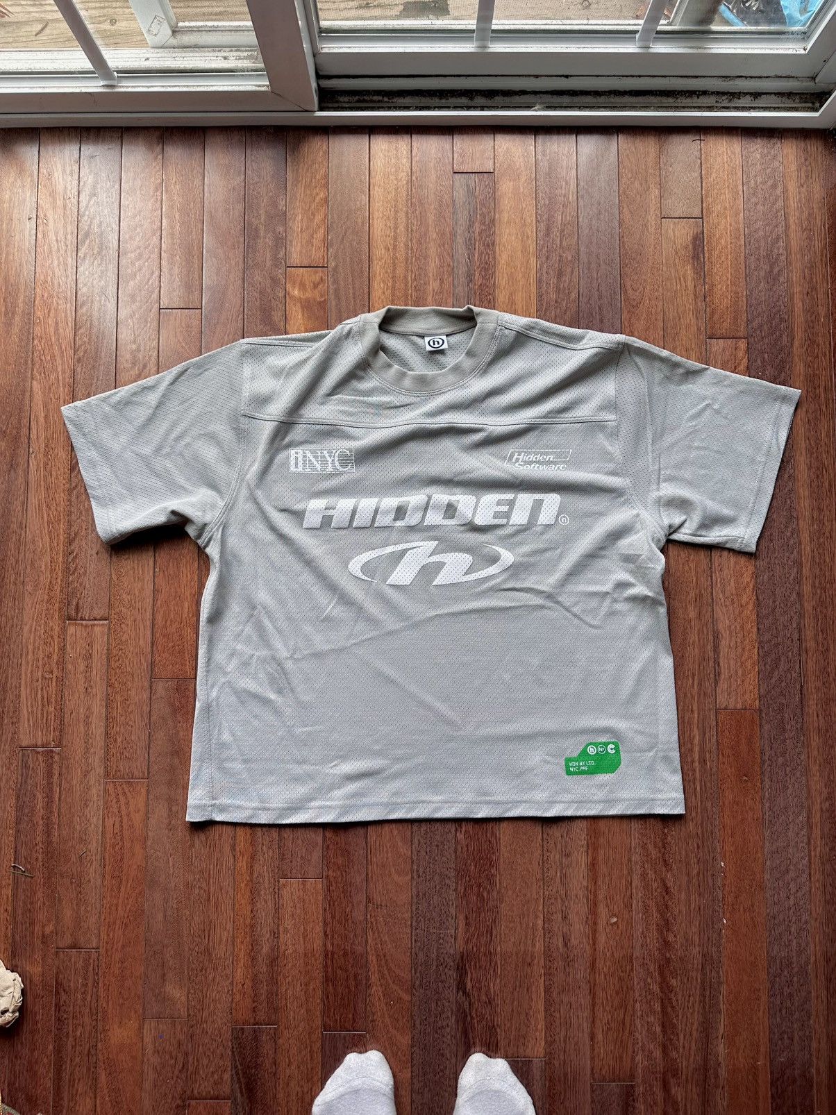 HIDDEN Mesh Jersey Grey - Grey - Size XL - Front View