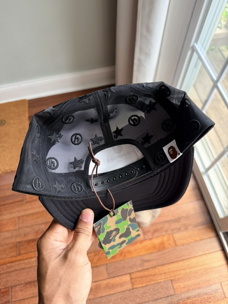 Bape X Hidden  Sta Mesh Cap - Black - Size OS - Back View