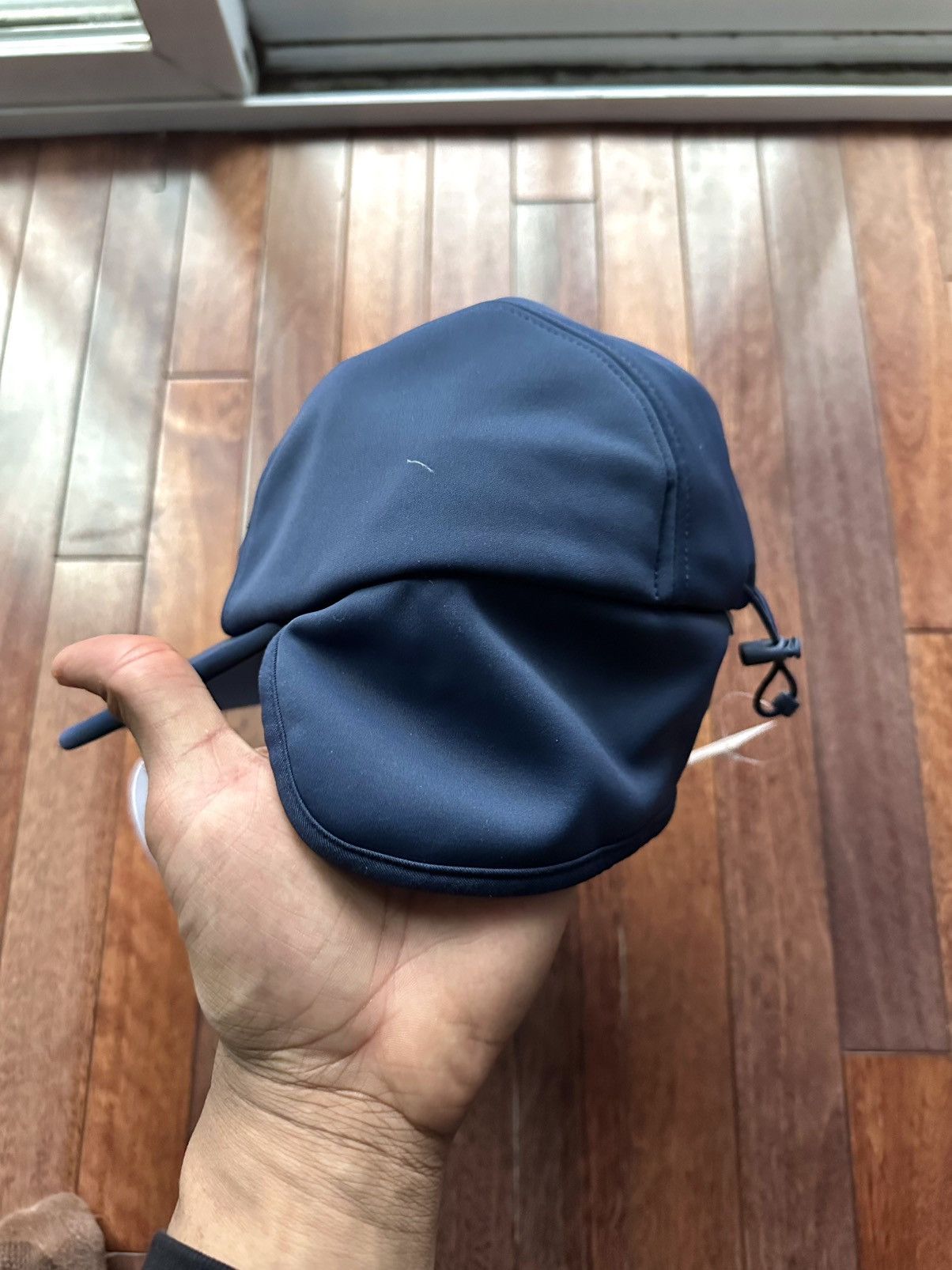 Supreme Windstopper Earflap Camp Cap Hat Navy - Navy - Size OS - View 5