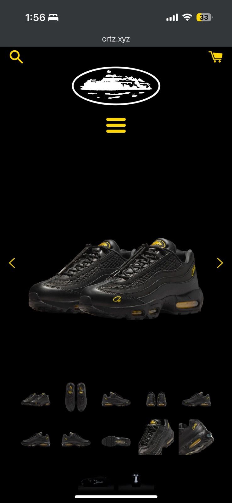 Corteiz x Nike Corteiz Crtz X Nike Air Max Honey Blacks Size 12 - Black - Size 12 - View 14