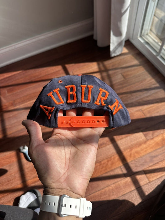 Vintage Auburn Tigers Snapback - Red - Size OS - Front View