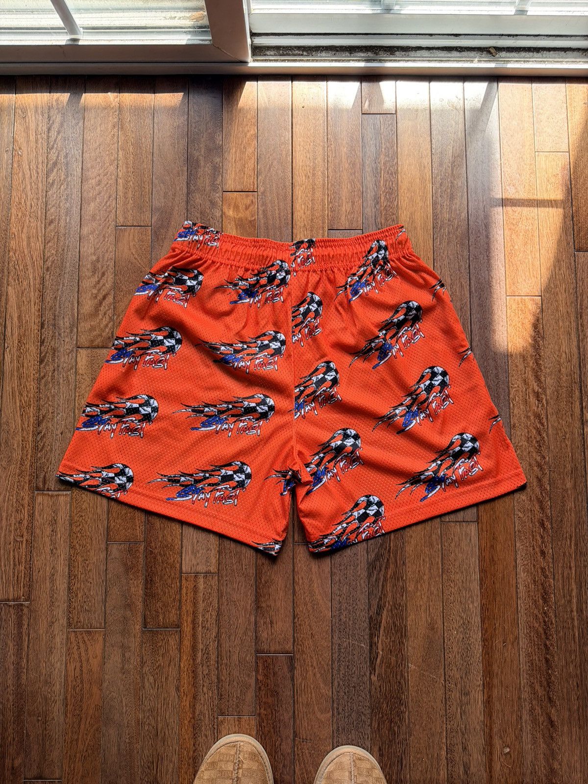 Eric Emanuel Matty Boy Short Orange Stay Fast - Orange - Size 36 - View 5