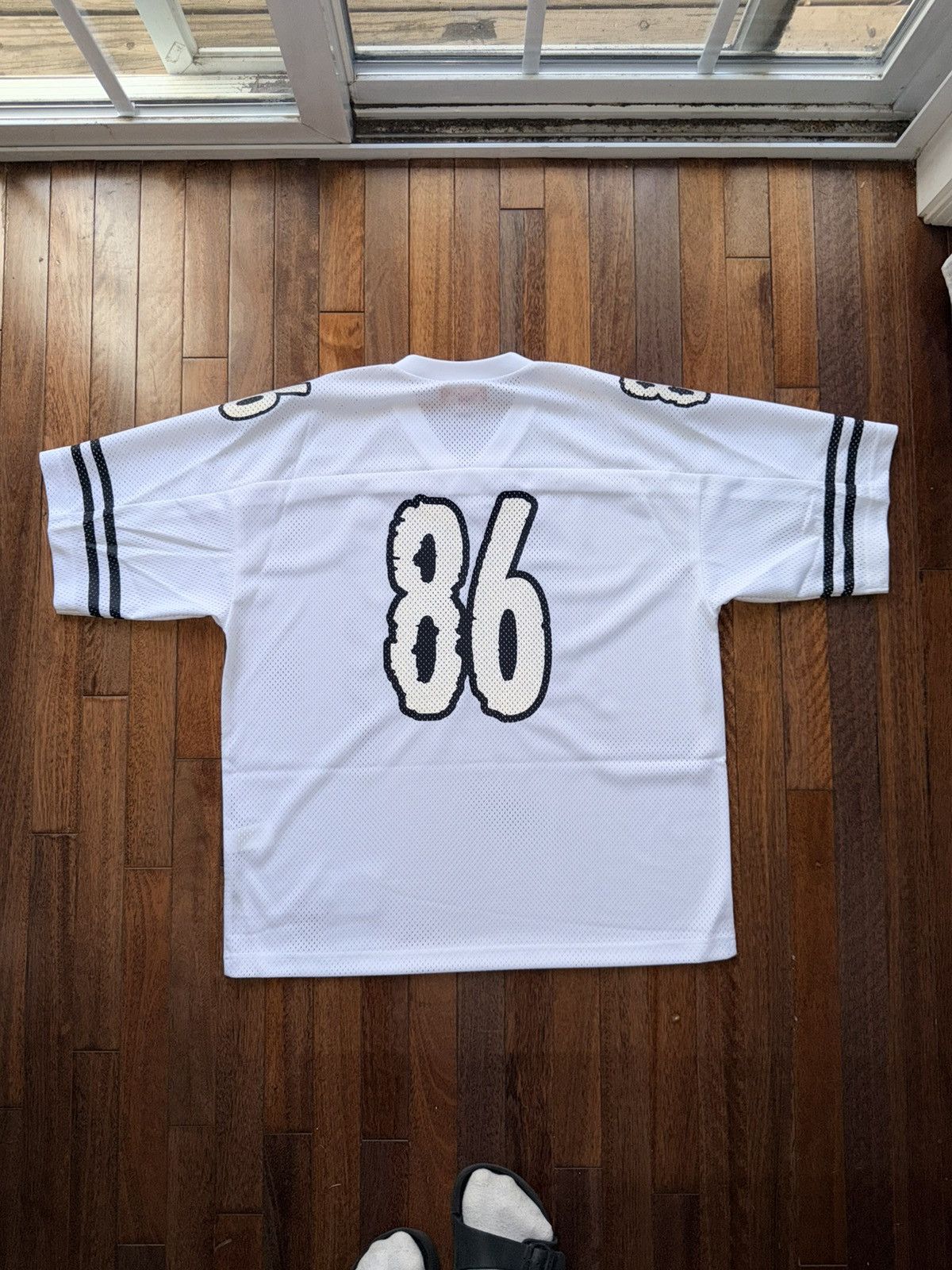 Supreme Reflective Football Jersey - White - Size M - View 6