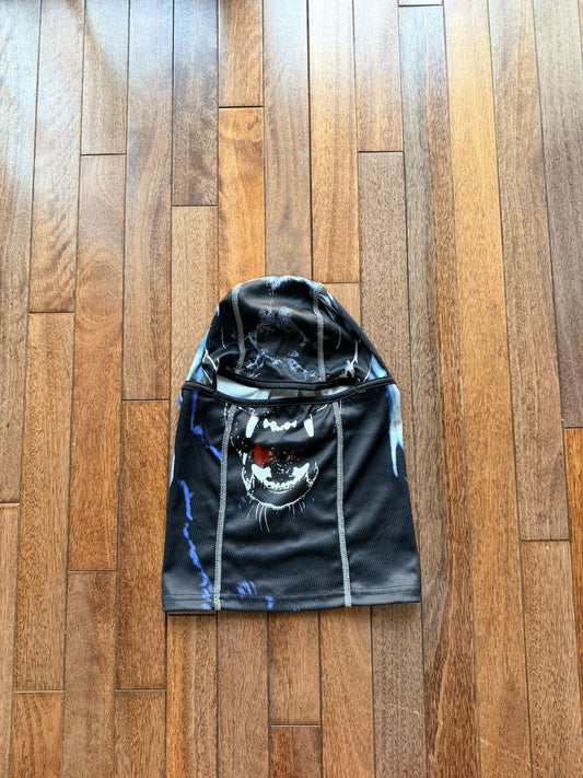 Palace K Nein Paltech Balaclava Black - Black - Size OS - Back View