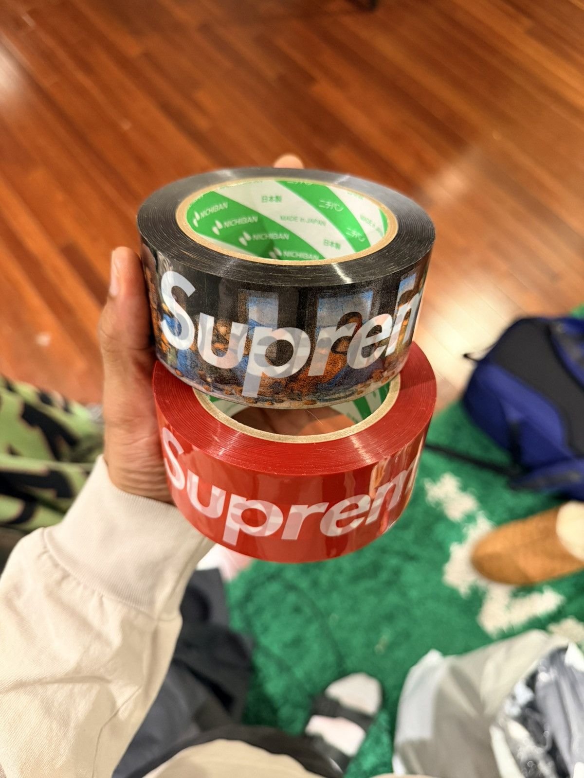 Supreme Packing Tape Set Last Supper Red 2 Rolls - Red - Size OS - Tag/Label