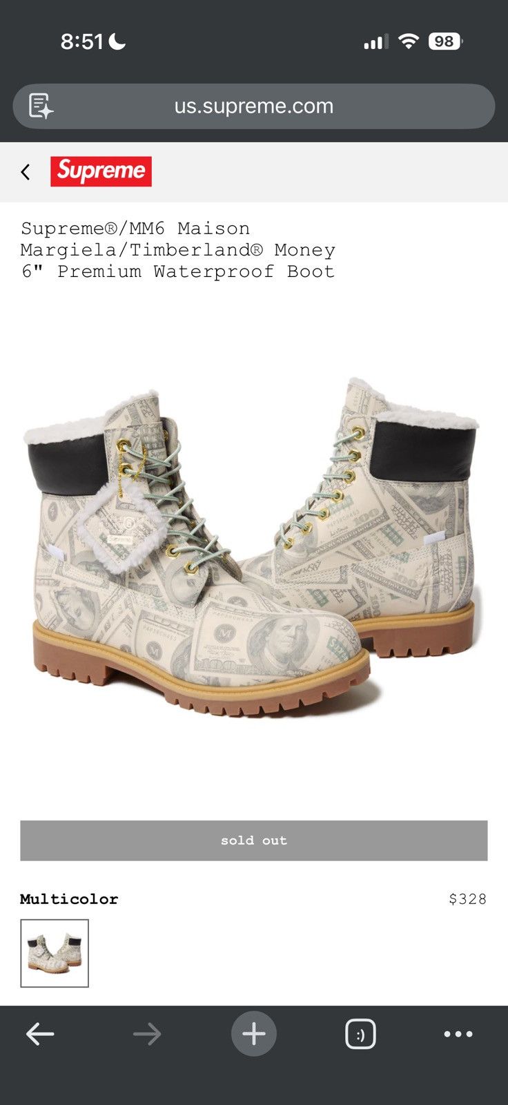 Maison Margiela x Supreme10. Maison Margiela X Supreme Supreme Mm6 Maison Margi - Multicolor - Size 5 - View 14