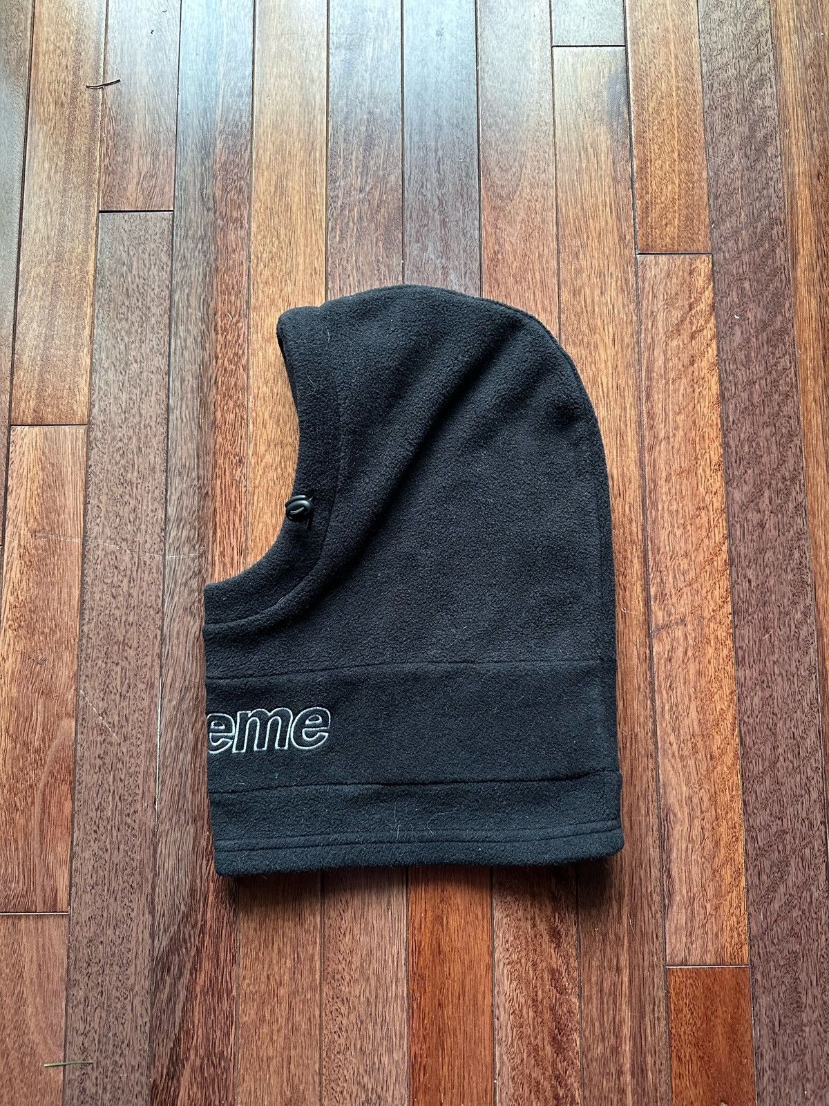 Supreme Polartec Balaclava - Black - Size OS - Back View