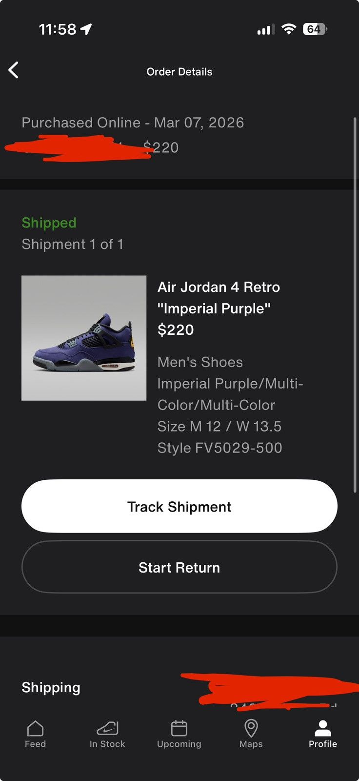 Nike Jordan 4 Lakeshow Lakers Imperial Purple Size 12 - Purple - Size 12 - View 12