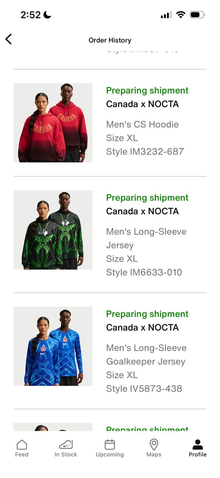 NOCTA x Nike Canada X Nocta Nike Men Long Sleeve Goalkeeper Jer - Size XL - View 10