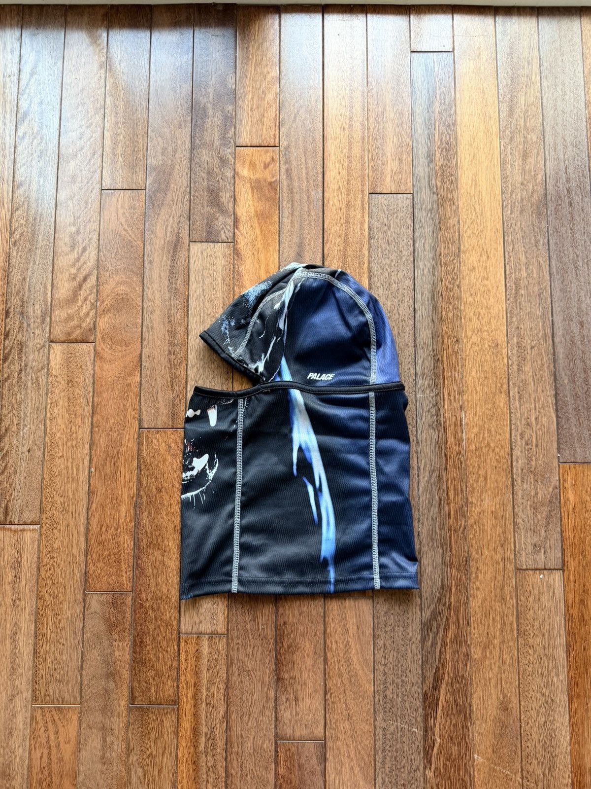 Palace K Nein Paltech Balaclava Black - Black - Size OS - Tag/Label