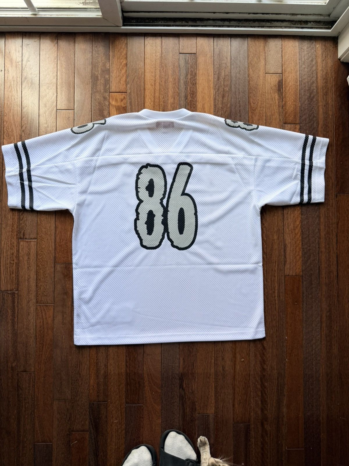 Supreme Reflective Football Jersey - White - Size M - View 7