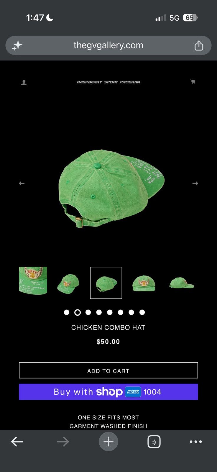 The GV Gallery Gv Gallery Raspberry Hills Chicken Combo Hat - Green - Size OS - View 8