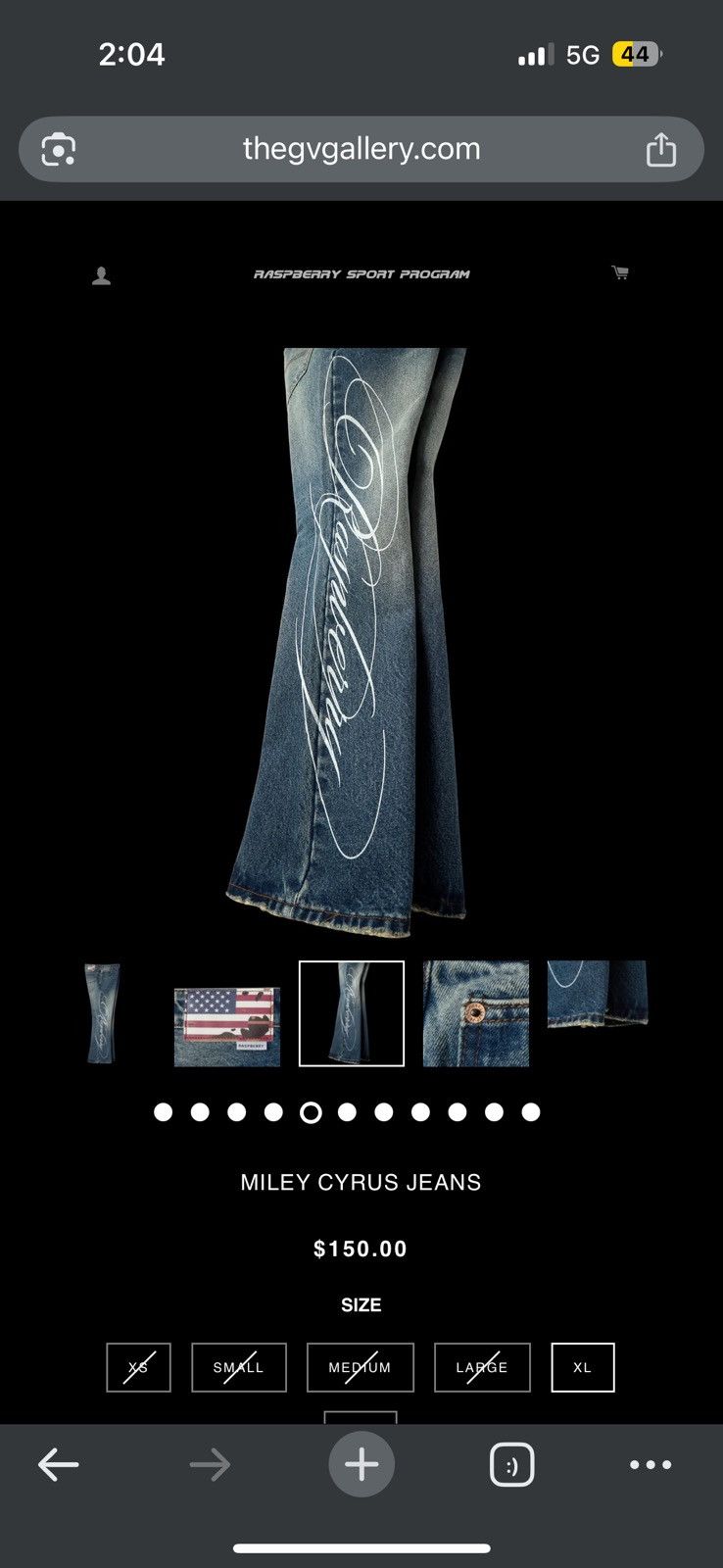 The GV Gallery Gv Gallery Raspberry Hills Miley Cyrus Denim - Size 36 - View 13