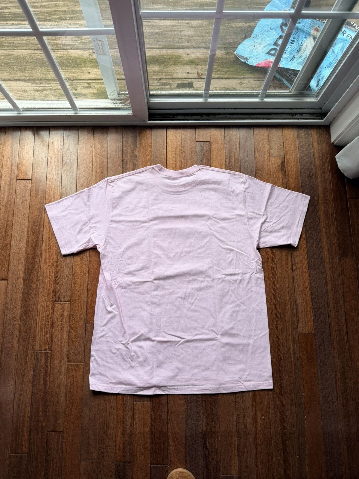 Supreme Arabic Box Logo Tee Pink - Pink - Size XL - Tag/Label