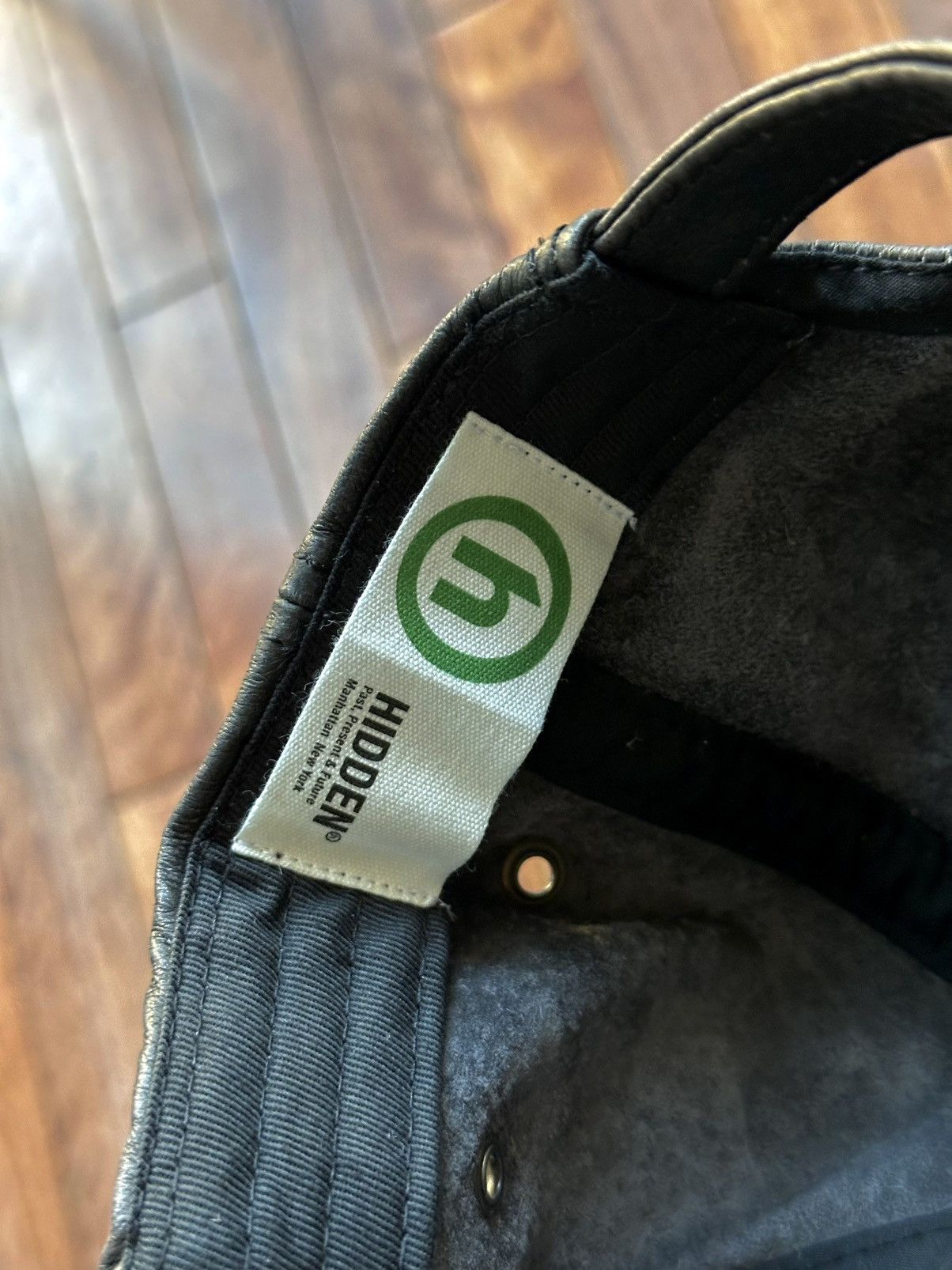 Asics x HIDDEN Painted Washed Leather Hat Black - Black - Size OS - View 10