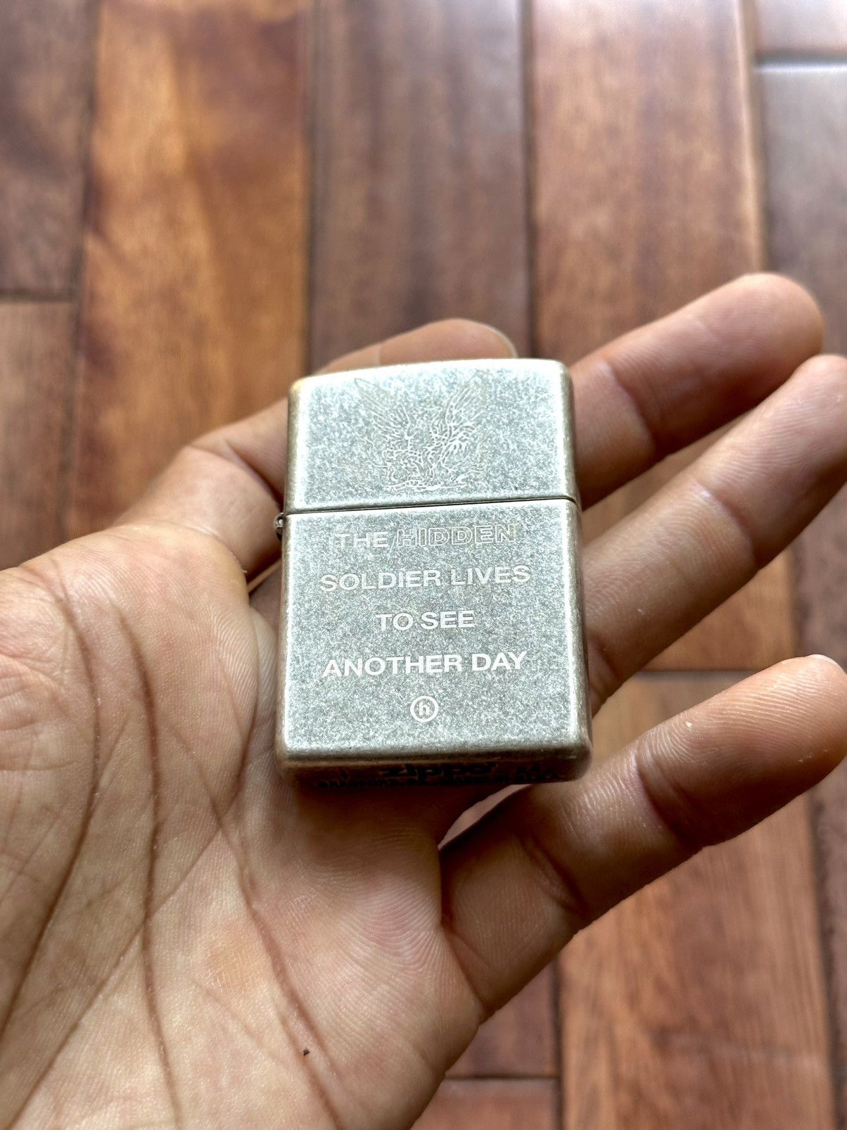 HIDDEN Windproof Zippo Lighter - Size OS - Detail Shot