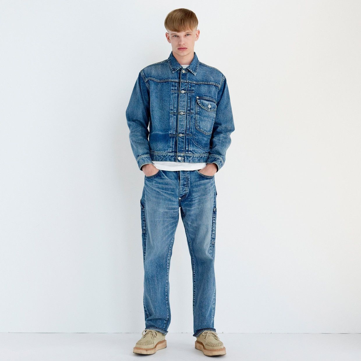 Human Made Storm Cowboy Denim Jacket Type 1949 Indigo - Size M - View 13